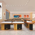 Elegant Luxury Jewelry Store Interior With Modern Display Cases And Bright Lighting