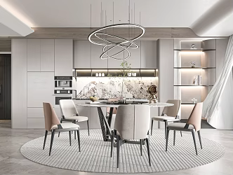 Modern Restaurant 3d model