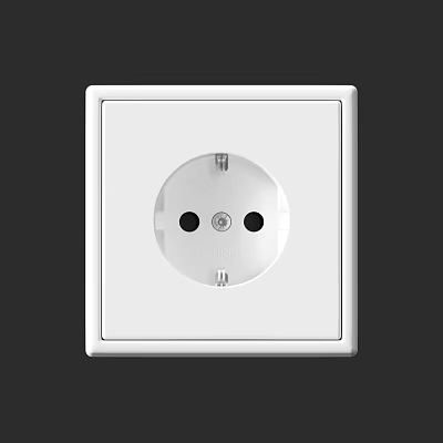 Modern socket switch 3d model Modern socket switch 3d model