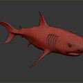 Modern Shark Eaters Human Shark 3d model