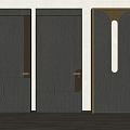 Modern minimalist door 3d model