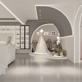 Quiet Wedding Shop 3d model