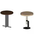Modern Retro Side Table Corner Table Coffee Table Liftable Side Round Table Sofa Side Table Card Seat Side Metal Side Table 3d model