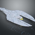 Modern fighter sci-fi fighter sci-fi fighter space fighter 3d model