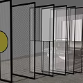 Modern Glass Room Dividers With Various Designs In Living Room Interior