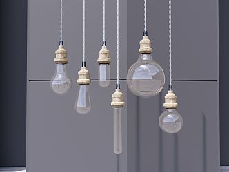 Modern chandelier 3d model