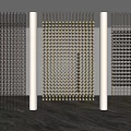 wine rack partition wine rack 3d model