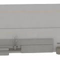 Minimalist Bedroom Accent Wall Design With Grey Upholstered Bedhead And Built In LED Lighting Strips