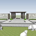 New Chinese Pavilion 3d model