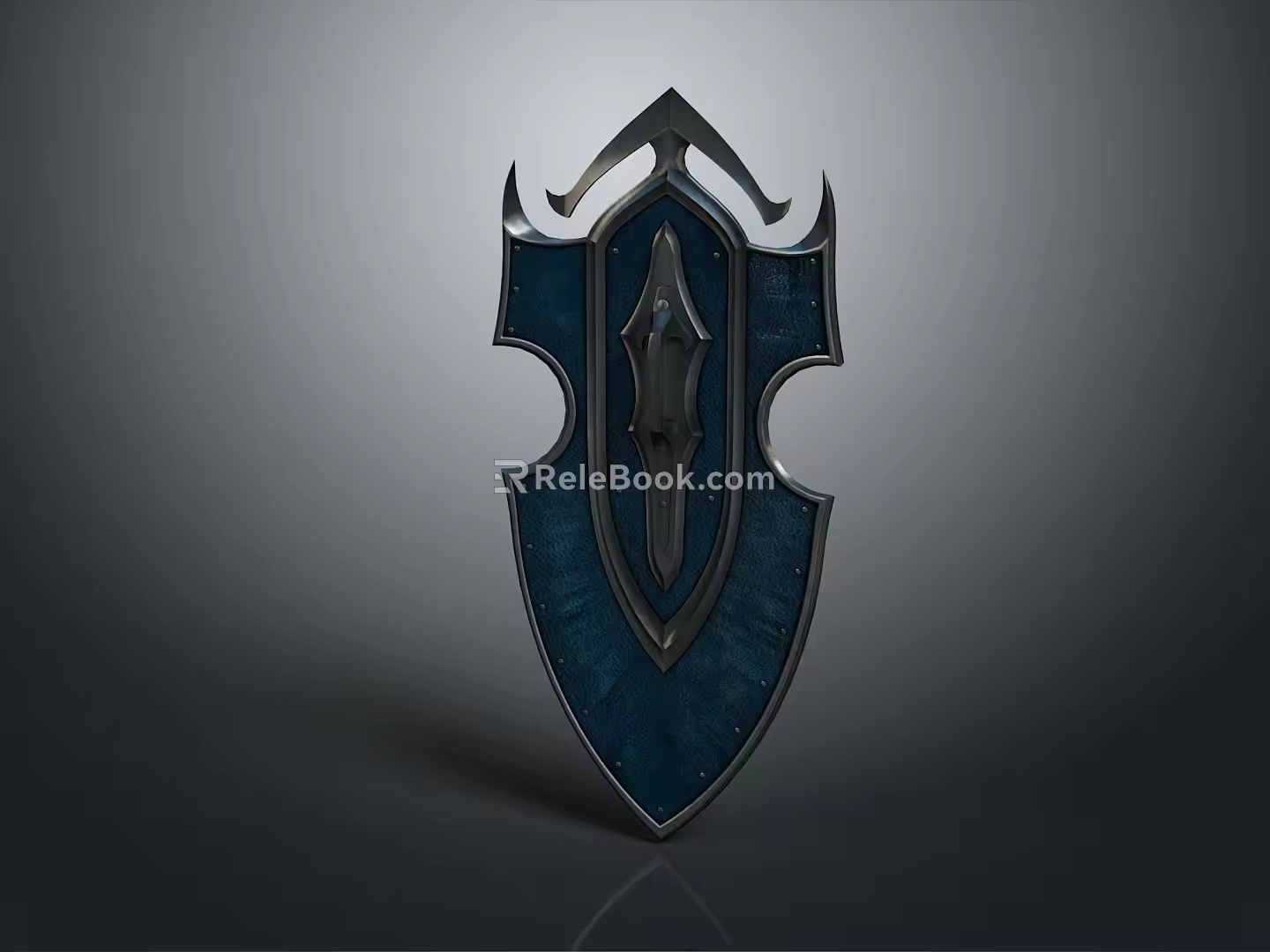 Medieval Shield Ancient Shield Defensive Weapon Ancient Shield Iron Shield Protective Shield Wooden Shield 3d model