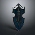 Medieval Shield Ancient Shield Defensive Weapon Ancient Shield Iron Shield Protective Shield Wooden Shield 3d model