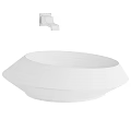 Modern Stylish Washbasins In White And Black With Different Round Designs