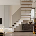 Modern Comfortable Fabric Sofa And Coffee Table Set For Bright Minimalist Loft Living Interior