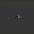 Scenic 3D Terrain Model With Mountain Ranges Water Bodies And Vegetation