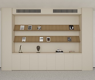 bookcase shelf bookcase 3d model