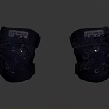 UCI Approved Black Knee Pads For Cycling Sports Protection Equipment
