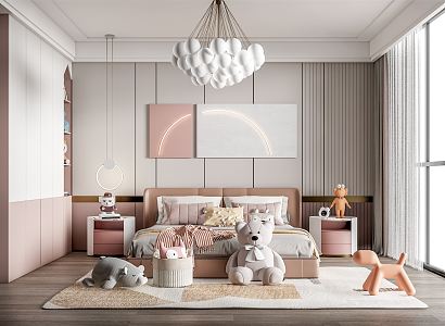 Modern Children's Room 3d model