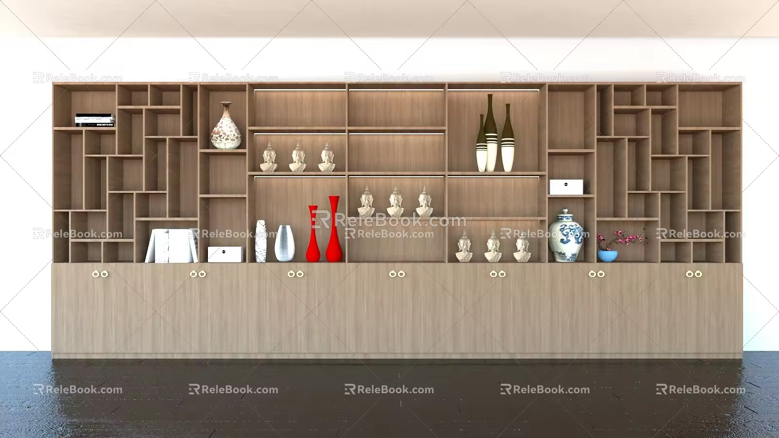 Display cabinet 3d model