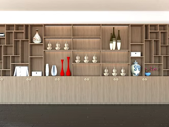 Display cabinet 3d model