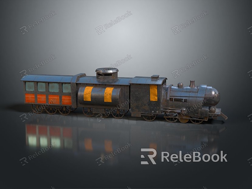 vintage train steam train train carriage locomotive head steam car carriage train vehicle model