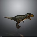 Realistic Tyrannosaurus Rex 3D Model With Open Mouth And Detailed Skin Texture