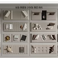 Modern Cushion Bay Window Cushion Sofa Cushion Futon Pillow Plush Toy 3d model