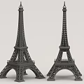 Eiffel Tower Landmarks 3d model