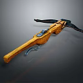 Crossbow Mechanical Crossbow Shift Bow and Arrow Shoot Far Equipment Weapons High-tech Crossbow 3d model