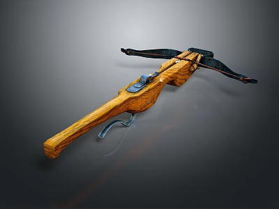 Crossbow Mechanical Crossbow Shift Bow and Arrow Shoot Far Equipment Weapons High-tech Crossbow 3d model
