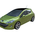 Hyundai Peugeot Small Car 3d model