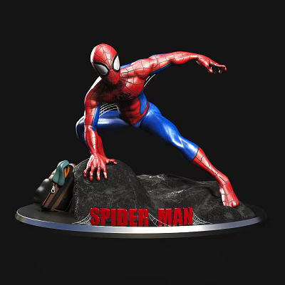 Modern Spider-Man Spider-Man Hand Ornaments 3d model