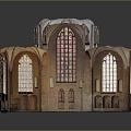 Church Church Cartoon Church Anime Church European Church European Cathedral Cathedral Cathedral 3d model