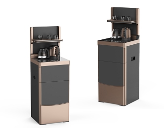 Modern tea bar machine 3d model