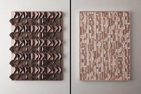 Modern Wall Decoration 3d model