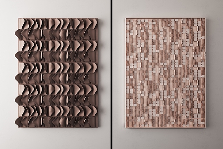 Modern Wall Decoration 3d model