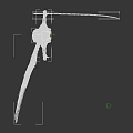 Mysterious Character With Black Wings And Long Sword In Black Robe
