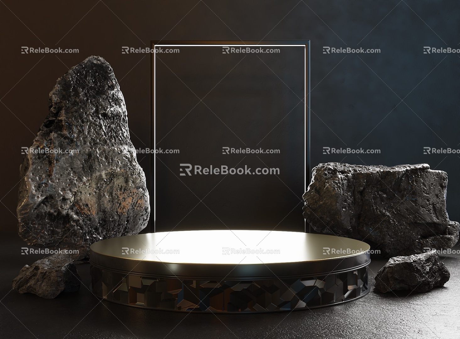 Still Life Display Stand E-commerce Products Booth E-commerce Meichen 3d model