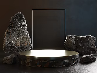 Still Life Display Stand E-commerce Products Booth E-commerce Meichen 3d model