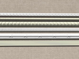 European plaster line 3d model