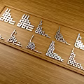 Ethnic Style Corner Line Mongolian Carved Corner 3d model