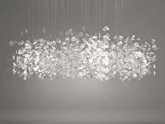 Modern Crystal Chandelier Large Crystal Chandelier 3d model