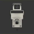 White TX-T Brand Surveillance Camera with Mounting Bracket for Computer Security Monitoring