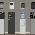 Various Styles Of Modern Home Water Dispensers And Wall Mounted Devices