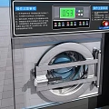 Industrial Washing Machines Stainless Steel Design With Control Panel Various Types For Laundry Use