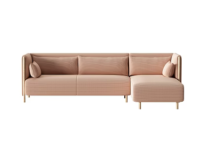 modern corner sofa shaped sofa 3d model