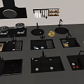 Sink Vegetable Sink Embedded Sink Vegetable Sink Faucet Sink Wash Basin Gas Stove 3d model