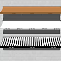 Elegance Brand Awnings in Orange Gray and Black White Striped Designs