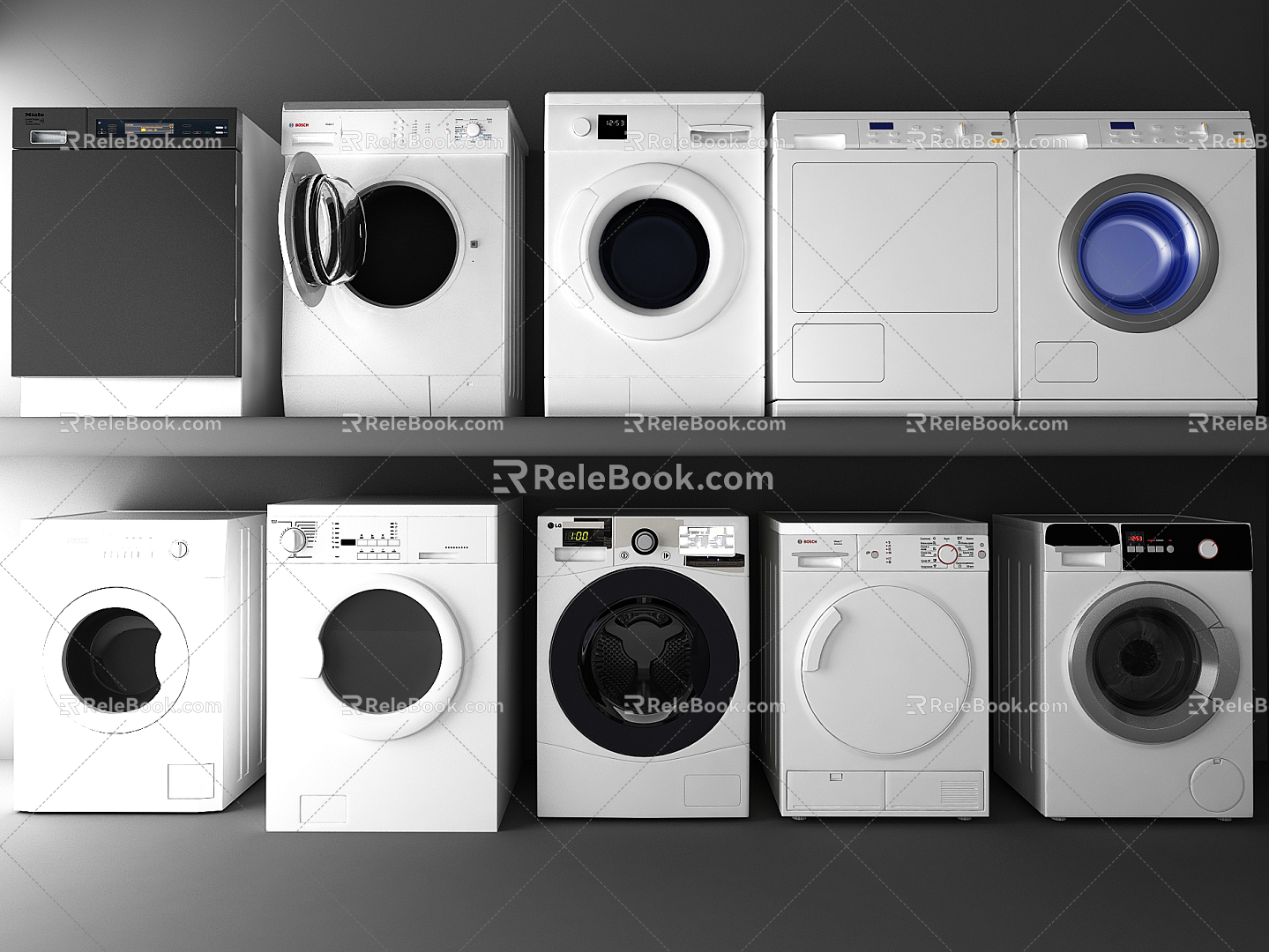 Modern Washing Machine Washing Machine Home Appliances model