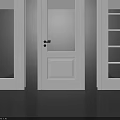 Modern Interior White Swing Doors With Glass Panels And Various Designs