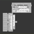 Electronic Organ Music Equipment With Multiple Keyboards Control Panel And Pedals